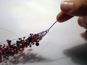 Воздушное вязаное колье легкий учебник