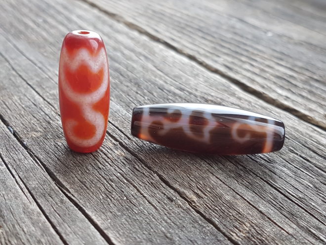 Бусина Дзи Лотос