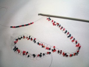 Воздушное вязаное колье легкий учебник