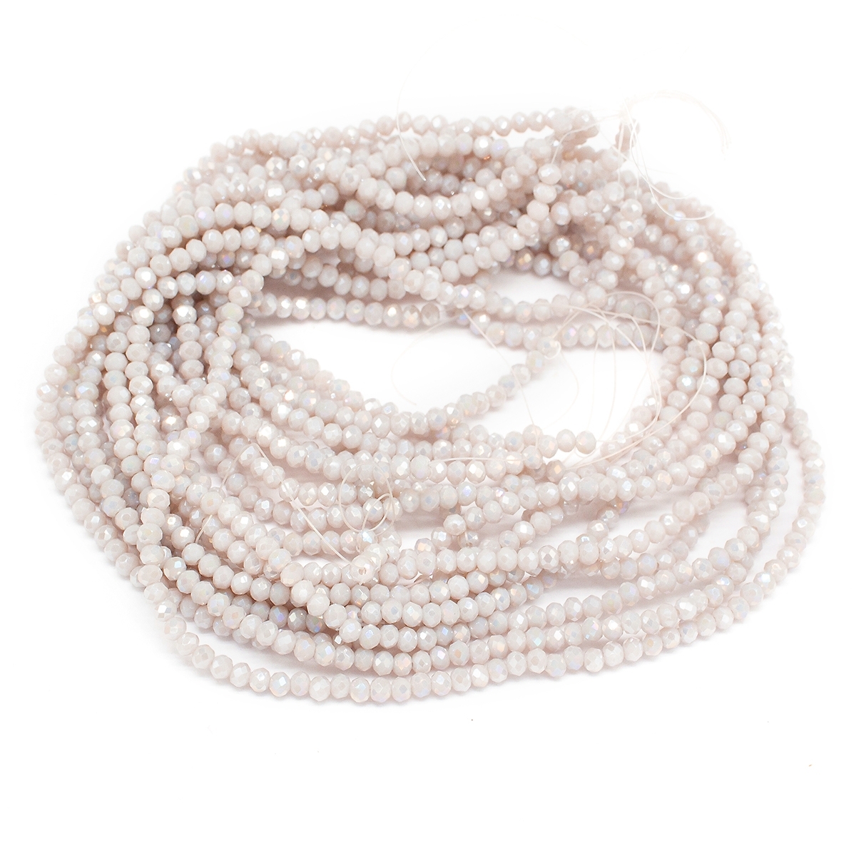 Бусины Стеклянные Гальванические